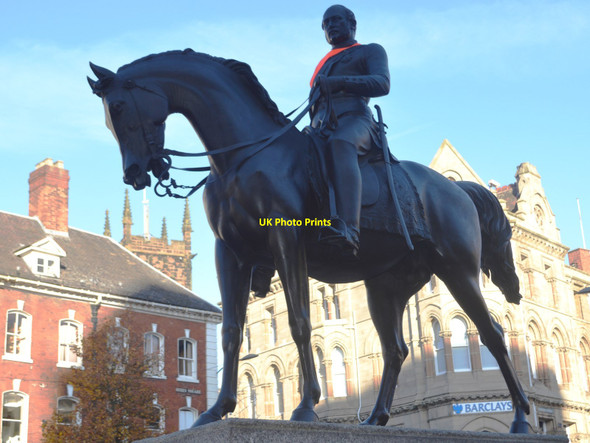 Photo 6"x4" Prince Albert or 'the man on the oss ' Wolverhampton c2016