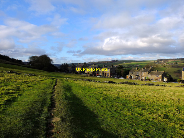 Photo 6"x4" Footpath from the Bronte Parsonage to West Lane, Haworth Haworth c2016