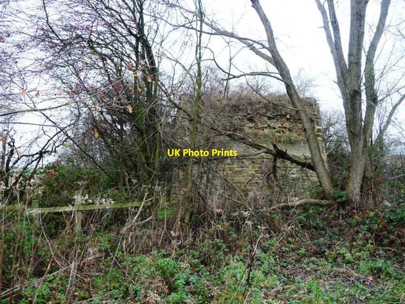 Photo 6"x4" Northern bridge abutment, former Stairfoot lock flight Low Laithes\/SE3804 c2016