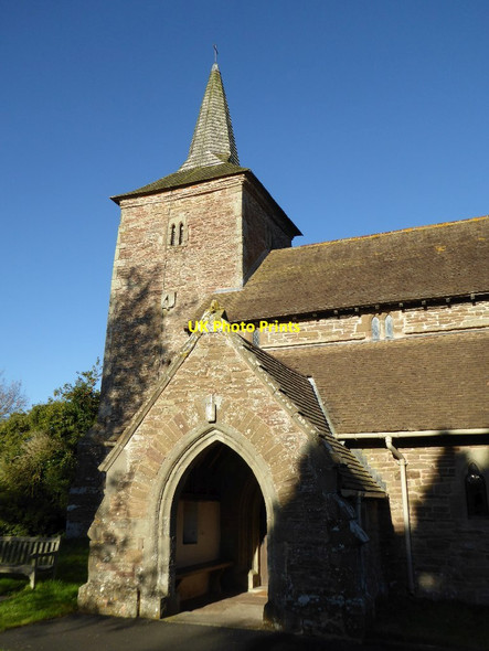 Photo 6"x4" Pudleston church Pudleston c2016