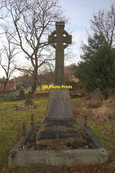 Photo 6"x4" Wortley Church School Fire Memorial Green Side\/SE2732 c2016