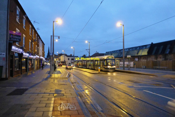 Photo 6"x4" Chilwell Road tram stop Beeston\/SK5236 c2016
