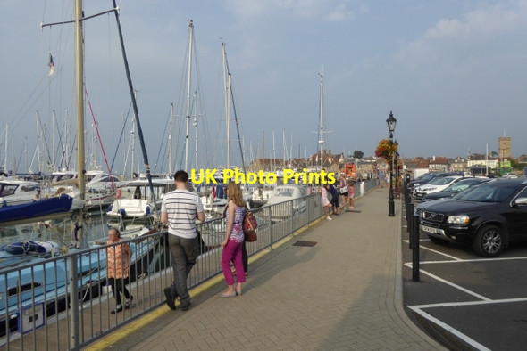 Photo 6"x4" Beside the marina Yarmouth c2016