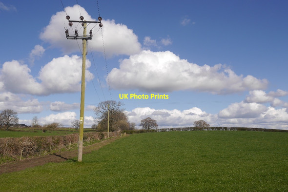 Photo 6"x4" Power line, Walkmills Walkmills c2016