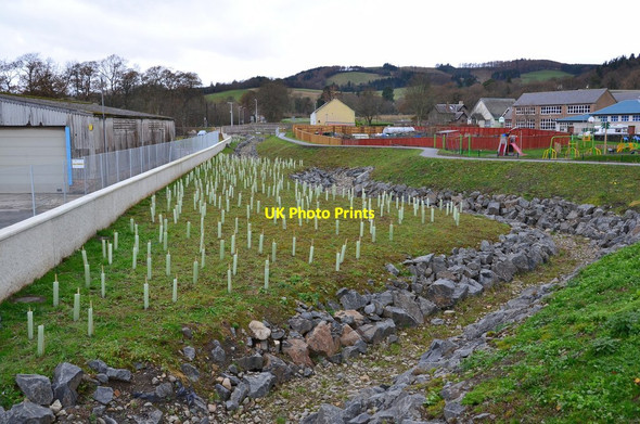 Photo 6"x4" Modified channel for the Long Philip Burn, Selkirk Selkirk c2016