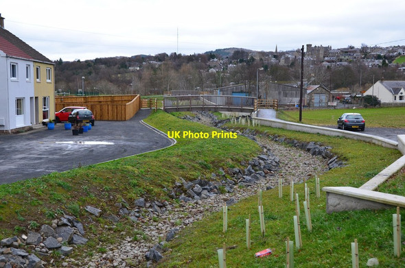 Photo 6"x4" Long Philip Burn channel, Selkirk (2) Selkirk c2016