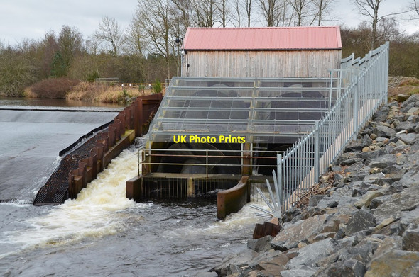 Photo 6"x4" Hydroelectric plant at Murray's Cauld, Ettrick Water (2) Philiphaugh c2016