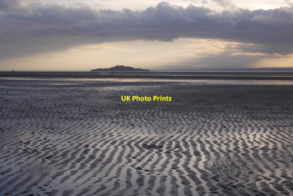 Photo 6"x4" Ripples in the sand, Burntisland Kinghorn\/NT2686 c2016
