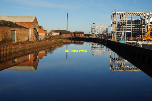 Photo 6"x4" Looking north from Chapman Street Bridge, Hull Kingston upon Hull c2016