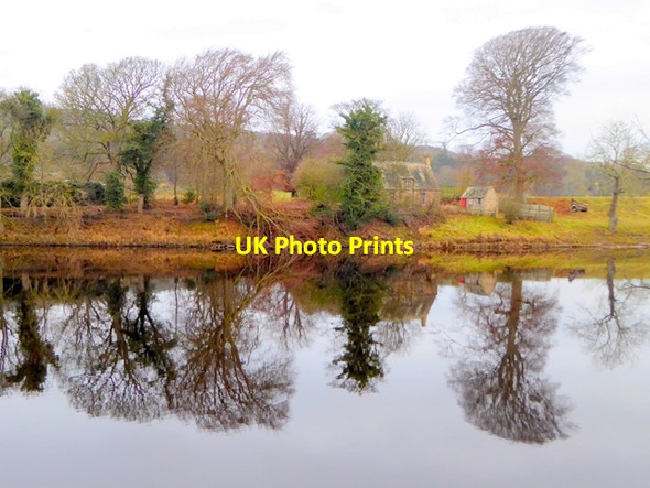 Photo 6"x4" Perfect reflections Hexham c2016