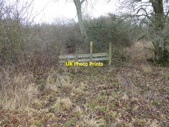 Photo 6"x4" Stile on footpath Kent Street\/TQ2221 c2016