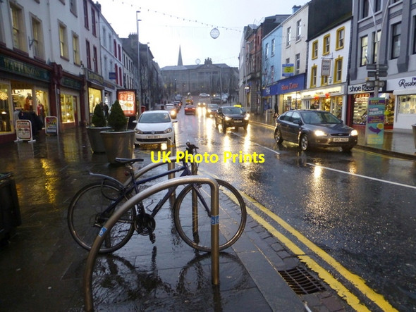 Photo 6"x4" Wet along High Street, Omagh Omagh c2016