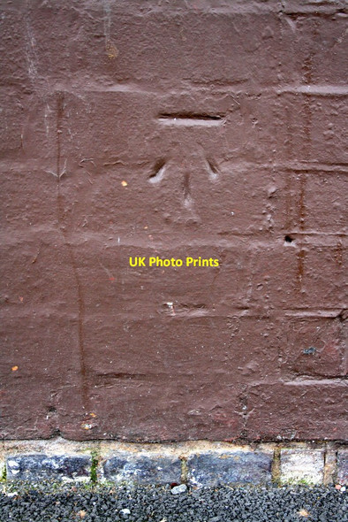 Photo 6"x4" Benchmark on #47 Earlsdon Street Coventry c2016