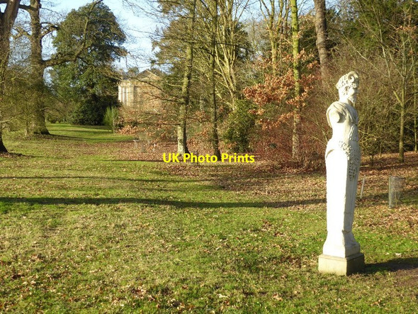 Photo 6"x4" Statue of Pan in Croome Park High Green\/SO8745 c2016