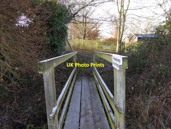 Photo 6"x4" Footbridge into Twineham Twineham c2016