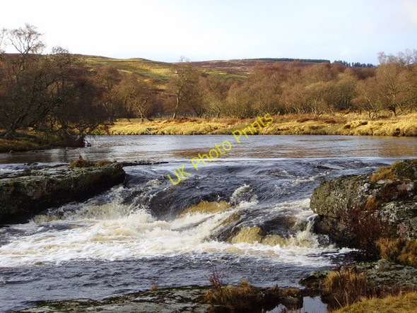 Photo 6"x4" Rapids on the River Helmsdale Kildonan Lodge c2009