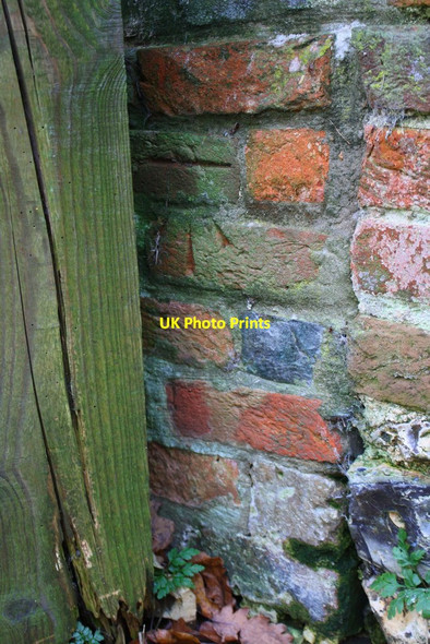 Photo 6"x4" Benchmark on barn at Garsons Farm Well Place c2016