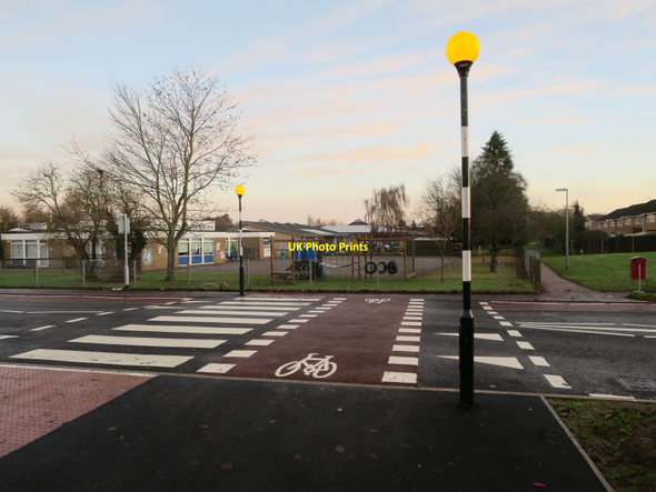 Photo 6"x4" New zebra crossing, Arbury Road Arbury\/TL4460 c2016