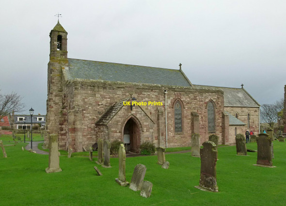 Photo 6"x4" Church of St Mary, Holy Island Holy Island\/NU1241 c2016 P1
