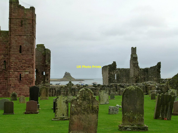 Photo 6"x4" Holy Island history in one view Holy Island\/NU1241 c2016