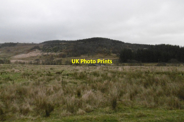 Photo 6"x4" View of Huel Crag Redesdale Camp c2016