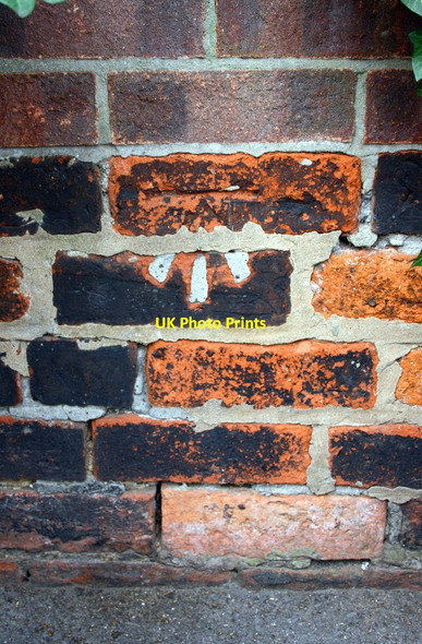 Photo 6"x4" Benchmark on wall fronting #77 Appleton Gate Newark-on-Trent c2016