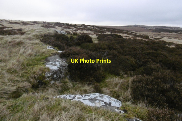 Photo 6"x4" Outcropping rock, Kyloe Knowe Black Burn\/NT8303 c2016
