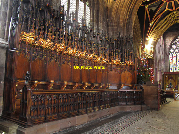 Photo 6"x4" St Mary, Nantwich: misericords Nantwich c2016
