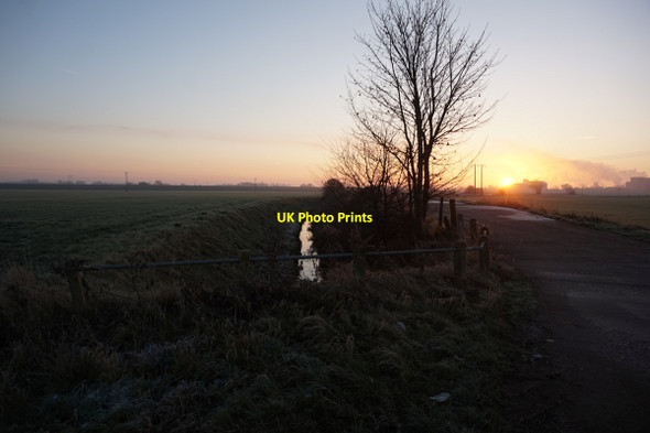Photo 6"x4" Dike off Lordship Lane Selby c2016