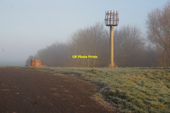 Photo 6"x4" Millennium Beacon at Dawker Hill Dawker Hill c2016