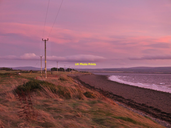 Photo 6"x4" Chanonry Ness and Fortrose Bay at dusk Fortrose c2016