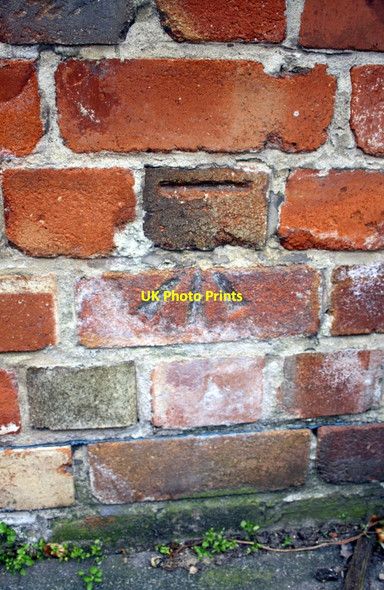 Photo 6"x4" Benchmark on Harcourt Street wall at London Road junction Newark-on-Trent c2016