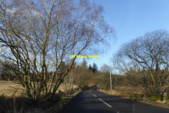 Photo 6"x4" B824 to the west of Keir roundabout Dunblane c2017