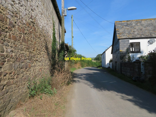 Photo 6"x4" Lane towards Winswell North Town\/SS5109 c2016