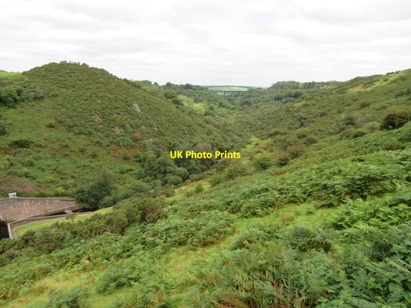 Photo 6"x4" Valley below Meldon Dam Meldon\/SX5592 c2016