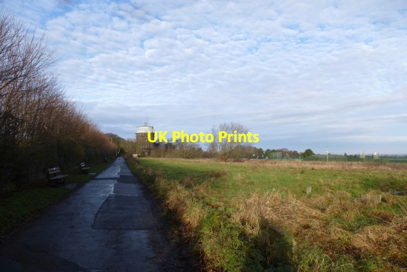 Photo 6"x4" Path to the water tower Harrogate c2016
