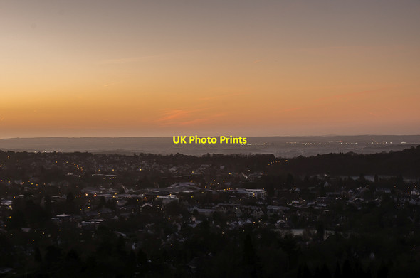 Photo 6"x4" Reigate at dawn Reigate c2016