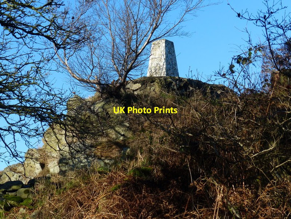 Photo 6"x4" Triangulation pillar on Bardon Hill Agar Nook c2017