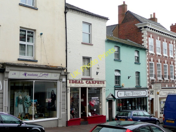 Photo 6"x4" Shops on Broad Street, Ross-on-Wye Ross-on-Wye c2009