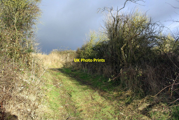 Photo 6"x4" Junction of Bridleway from Worsham with Little Minster to Asthall Leigh road Little Minster c2017