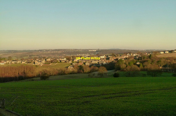 Photo 6"x4" Evening view of Castleside Castleside\/NZ0848 c2016