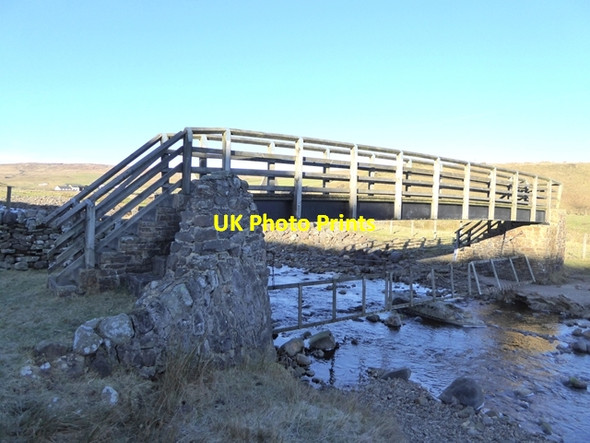 Photo 6"x4" Footbridge over Harwood Beck Harwood\/NY8233 c2017