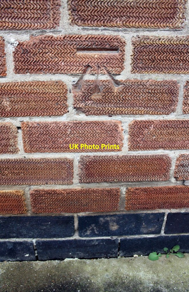 Photo 6"x4" Benchmark on #22 Trinity Road Newark-on-Trent c2016