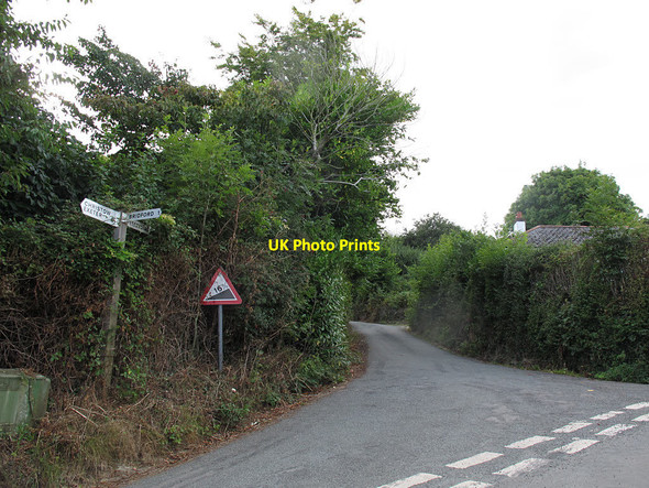 Photo 6"x4" Bottom of Commons Hill near Christow Court Barton\/SX8385 c2016
