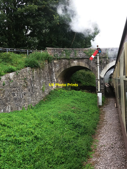 Photo 6"x4" Signal by Riverford Bridge Shinner's Bridge c2016