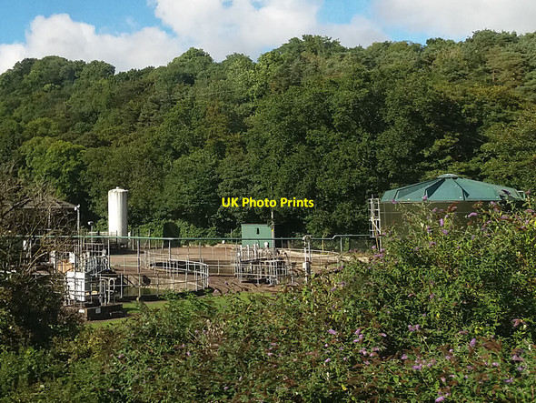 Photo 6"x4" Kilbury sewage works tertiary treatment plant Buckfastleigh c2016