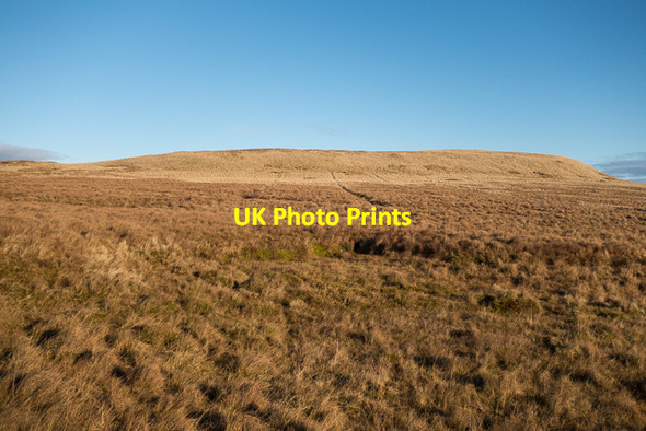Photo 6"x4" View across the bog towards Bald Hill Middle Hill\/NN9202 c2017