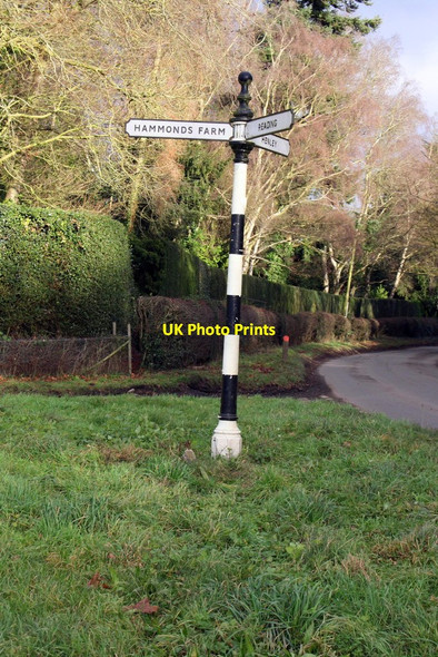 Photo 6"x4" Junction of rural roads SW of Checkendon Exlade Street c2017