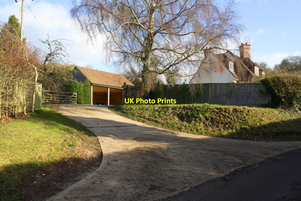 Photo 6"x4" Entrance to Bottom Lane Cottage from Bottom Lane Exlade Street c2017