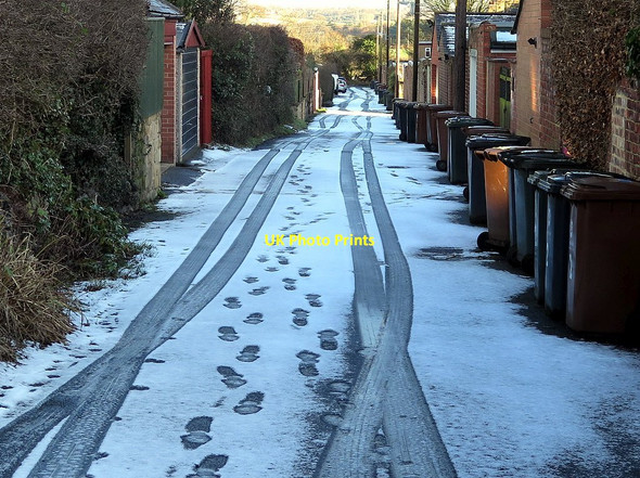 Photo 6"x4" Back lane, Wylam Prudhoe c2017